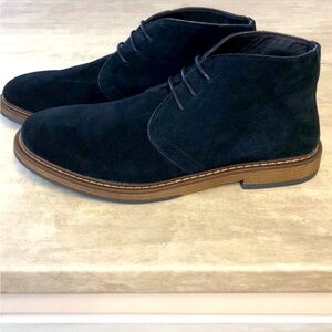 JOSEPH ABBOUD Thomas Chukka Boot Navy Suede sz 11